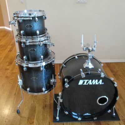 Tama Starclassic Birch Bubinga Drum Kit, Indigo Blue Sparkle Lacquer, Die-Cast Hoops , Pro Heads ! image 15