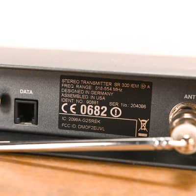 Sennheiser SR 300 IEM G2 Wireless Transmitter 518-554 MHz (NO PSU) CG01YR2 image 8
