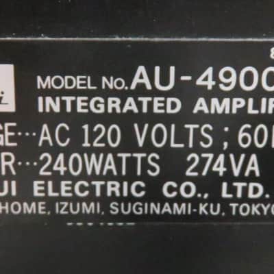 SANSUI AU-4900 INTEGRATED AMPLIFIER WORKS PERFECT SERVICED FULLY RECAPPED image 10