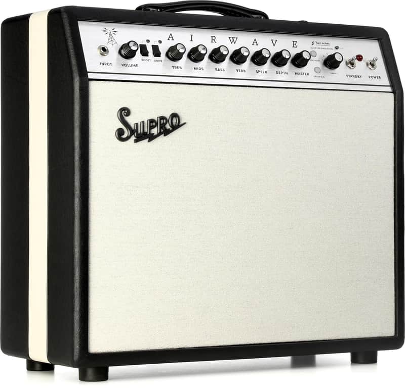 Supro Airwave 25-watt 1 x 12-inch Tube Combo Amp - Black Tolex image 1