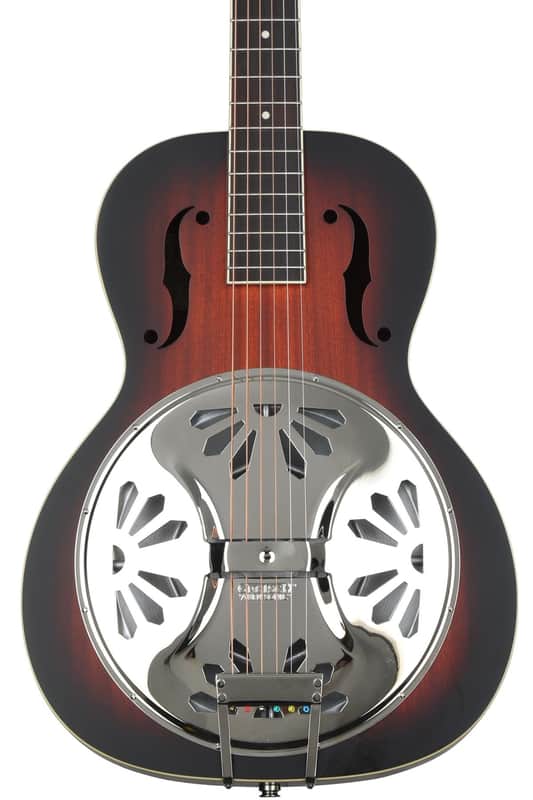 Gretsch G9220 Bobtail Round-neck Mahogany Body Resonator - 2-color Sunburst  Padauk Fingerboard image 1