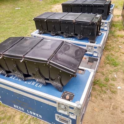 Nexo geo S8 line array system with cases and rigging image 17