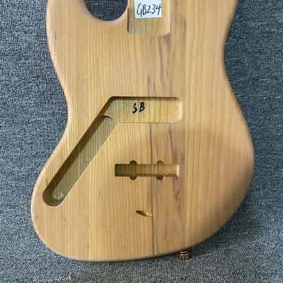 Left Ash Wood 4 String Jazz Bass Style Body image 6