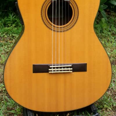 Yairi YC-50E Electric Classical Guitar+Original Yairi Hard Case FREE image 3