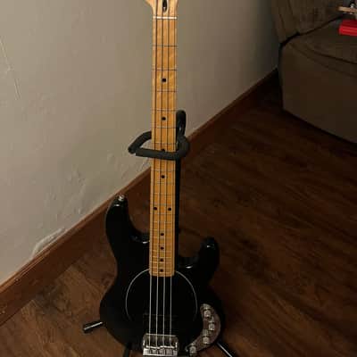 Ernie Ball Music Man StingRay 4 H with Maple Fretboard 1984 - 1990 - Black w/gig bag or original hard case image 2