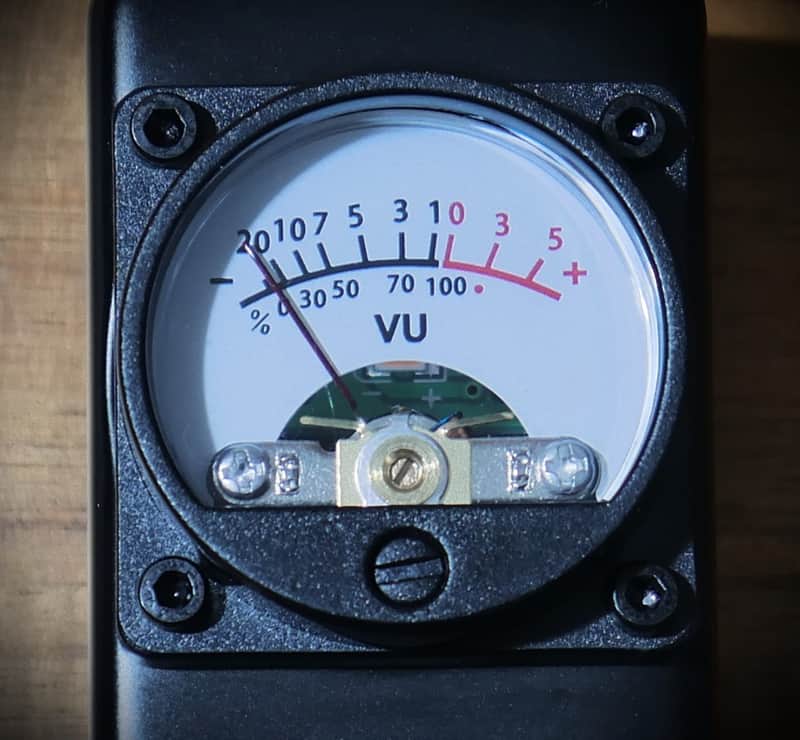 VU Meter Pedal – Signal Level Monitor – Pedalboard Utility image 1