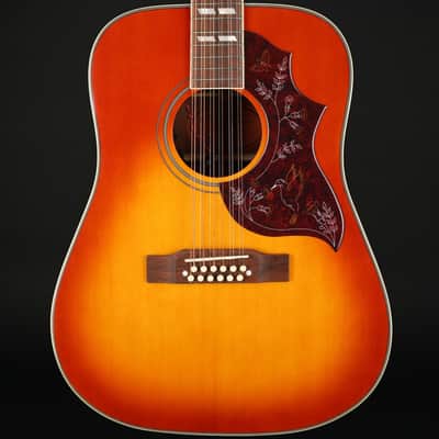 Epiphone Inspired by Gibson Hummingbird 12-String Electro Acoustic in Aged Cherry Burst Gloss #25072306216 image 1