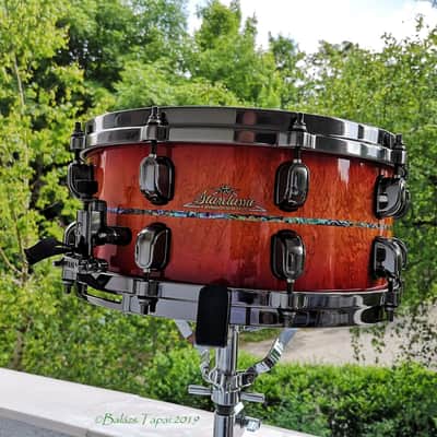 RARE Tama Starclassic EXOTIX  Red viking snare image 3