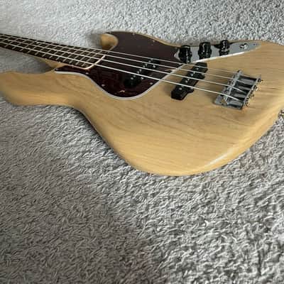 Fender FSR Jazz Bass 2011 MIM Special Edition Deluxe Natural Ash 4-String Guitar image 3