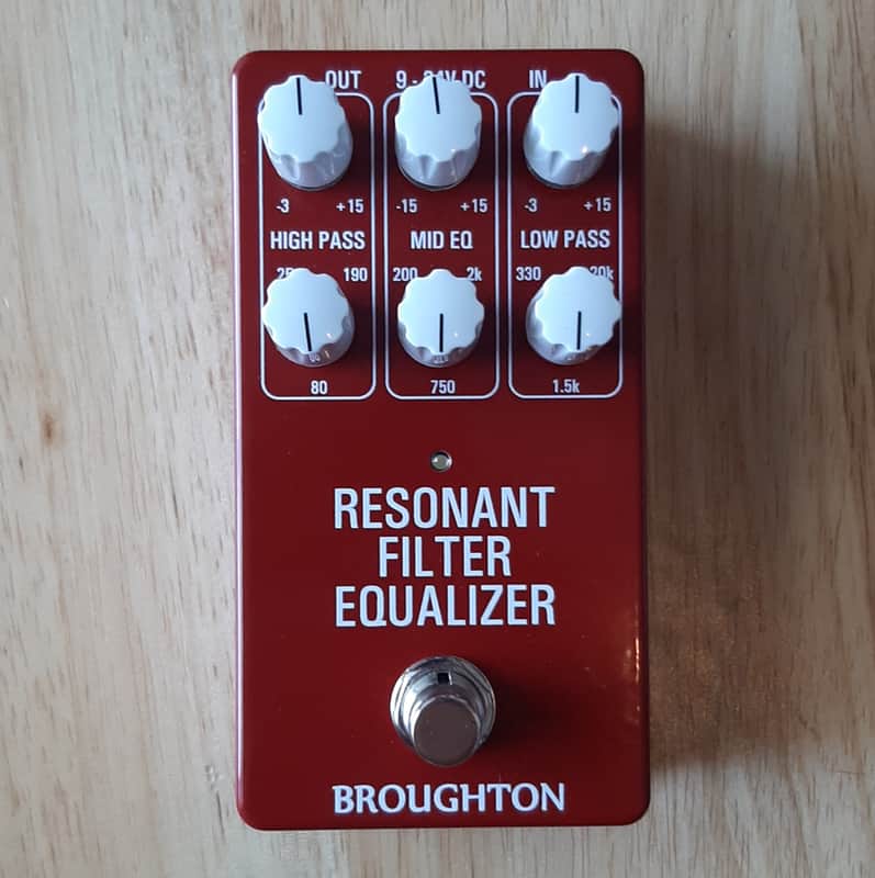 Broughton Resonant Filter Equalizer 2021 Red image 1