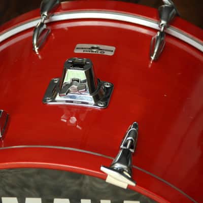 RARE Yamaha Tour Custom 8000 - red wood 24" Bass Drum image 8