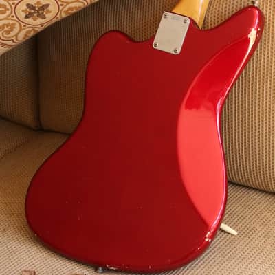1964 Fender Jaguar  Candy Apple Red (FEE1182) image 6