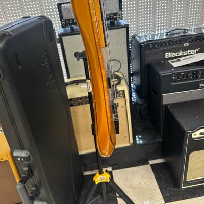 Fender American Deluxe Zone Bass 2001 - 2006 - Amber image 14