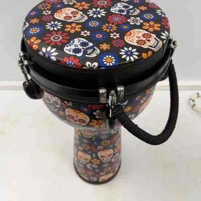 Meinl Percussion 12" JUMBO DJEMBE-DAY OF THE DEAD W/MATCHING HEAD image 2