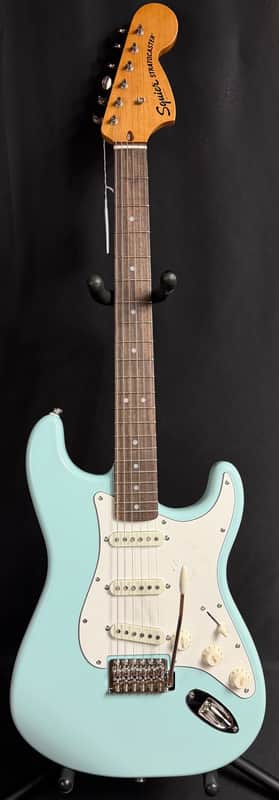 Squier FSR Classic Vibe 70's Stratocaster Electric Guitar Sonic Blue Finish (680) image 1