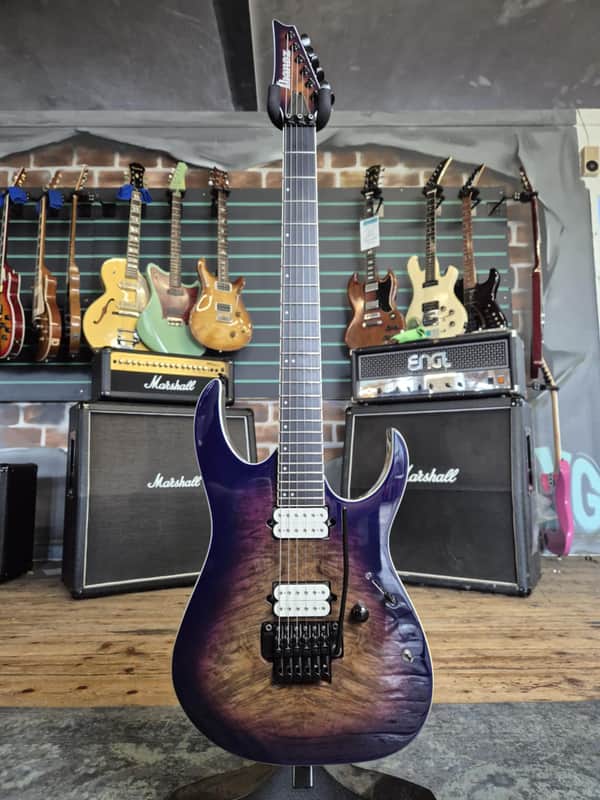 Ibanez RGIX6DLB Iron Label Supernova Burst 2018 Electric Guitar