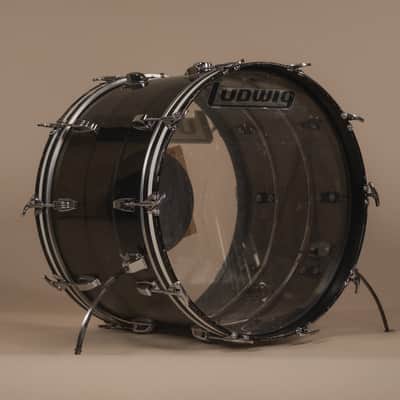 1970s Ludwig 'Tivoli' Vistalite in Smoke - 14x22, 8x12, 9x13, 16x16 image 7