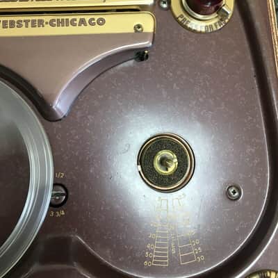 Vintage Webster Chicago WebcorTape Recorder 210-1 with Case & Microphone image 4