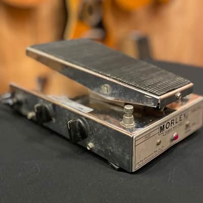 Vintage Morley PFW Power Fuzz Wah Pedal for Electric Guitar & Bass Silver w Power imagen 15