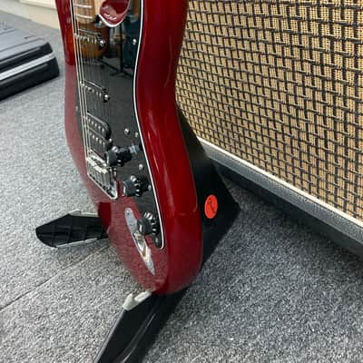 Fender American Select Mahogany Stratocaster HSS with Rosewood Fretboard - 2011 - Crimson Red Transparent image 7
