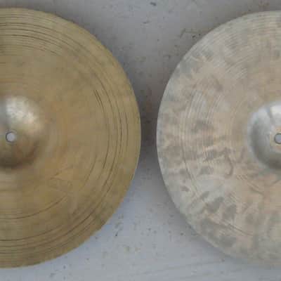 Zildjian 14" Hi-Hat Cymbals 1960s-70s - Brass image 2