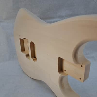 Unfinished Basswood Hxx guitar body - for Fender Strat Stratocaster neck Floyd Rose J2430 image 7