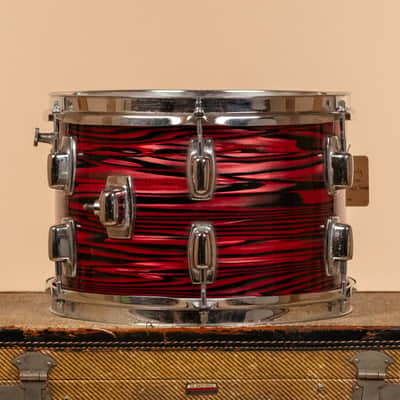 1970s Ludwig Standard Tom in Ruby Red Strata - 8x12 image 4