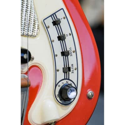 1966 Hagström Kent 1-B Bass red image 13