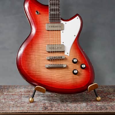 Novo Guitars Chambered Serus P2 2025 - Bonfire Burst - Ron Ellis Pickups. NEW, (Authorized Dealer) image 7