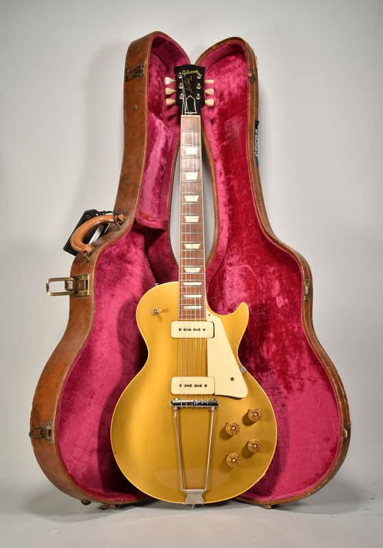 1952 Gibson Les Paul Goldtop Finish Trapeze Tailpiece Vintage Electric Guitar w/OHSC image 1
