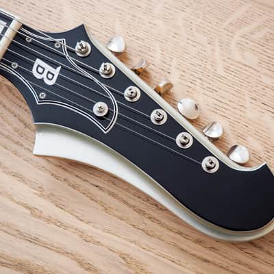 2015 Bilt El Hombre Deluxe Electric Guitar Silverburst Lollar Imperials Ebony Fretboard w/ohc image 4