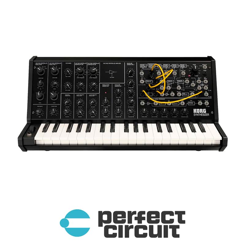 Korg MS-20 Mini Semi-Modular Analog Keyboard Synthesizer image 1
