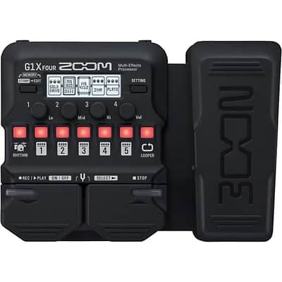 Zoom G1X FOUR Guitar Multi-Effects Processor With Expression Pedal (Biggest Bang For Your Buck$$$) image 1