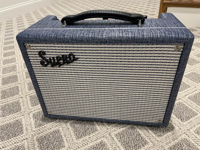 Supro 1605R '64 Reverb 5-Watt 1x8" Guitar Combo 2017 - Present - Blue Rhino