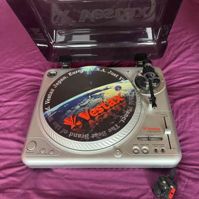 Vestax PDX-2000 Turntables Pair - Flight Cases - Dustcovers - Premium Mats & Stanton Kit image 2
