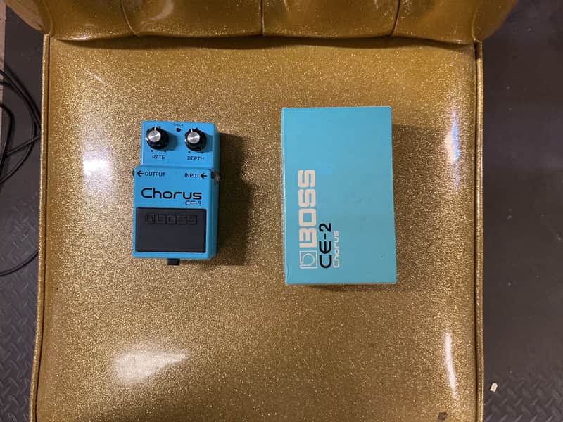 Boss CE-2 Chorus (Black Label) 1979 - 1984 - Blue used image 1