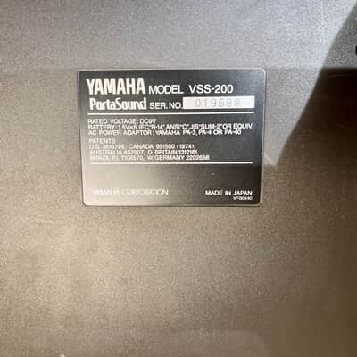 Yamaha VSS 200 - Rare Vintage sampling keyboard – Serviced – Warranty image 15