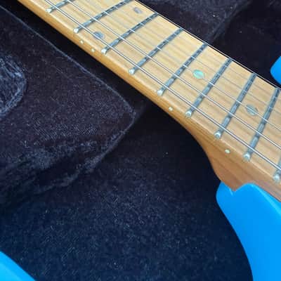 Dean MD24 Floyd Roasted Maple 2021 - Vintage Blue image 5
