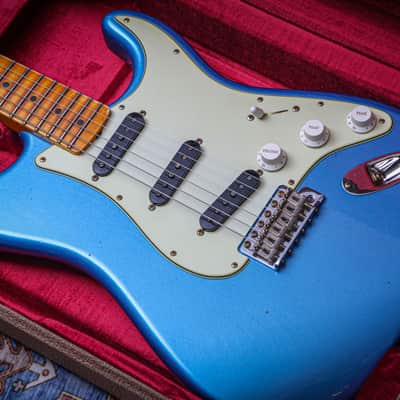 FENDER USA Custom Shop '62 Stratocaster *Dealer Exclusive Flamethrower Journeyman Relic "Lake Placid Blue" (2025) image 2