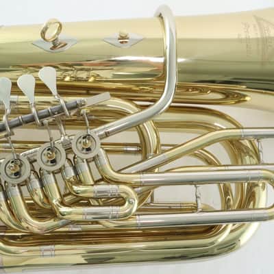 Miraphone Model 289 Professional 5/4 Size BBb Tuba SN 16201 EXCELLENT image 5