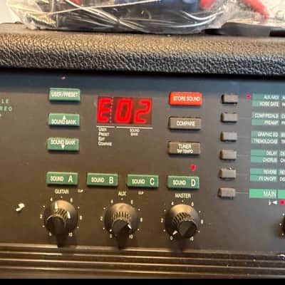 Line 6 AxSys 212 100-Watt 2x12" Stereo Digital Modeling Guitar Combo 1996 - 1997 - Black imagen 7