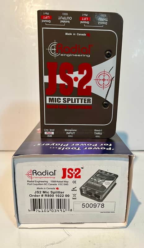 Radial JS-2 Mic Splitter