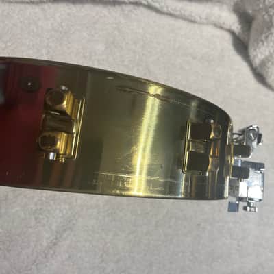 Yamaha SD-493 14x3.5" Brass Piccolo Snare Drum 1987-1996 - Brass image 17