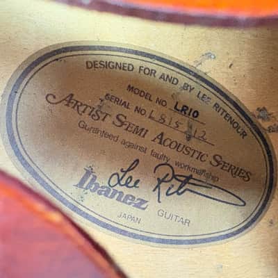 Ibanez LR10 Lee Ritenour Signature 1981 - Antique Violin image 6