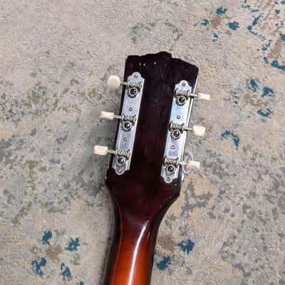 Harmony Rocket Semi-Hollow Body Guitar - 1960s image 5