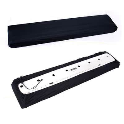 61 Keys Music Keyboard Dust Cover Stretchy Electric Piano Cover with Elastic & Cord Lock image 5