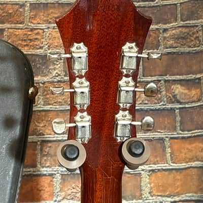 RARE! Epiphone Caiola 1966 ALL Original-1 5/8” Nut-Slim Taper Neck-Faded Cherry image 10