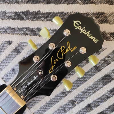 Epiphone '56 Les Paul Standard PRO with case 2014 - 2019 - Chicago Blue image 5