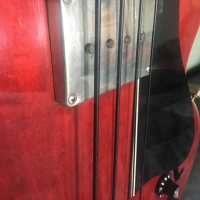 Greco  Bass SAB-120 w/ Vintage Greco Leather strap + Soft Case = Gibson EB2 image 9