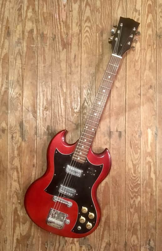 Feisty Teisco SG copy | Reverb